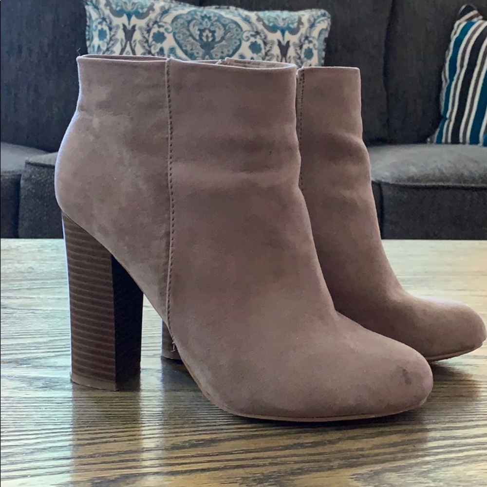 Suede Booties